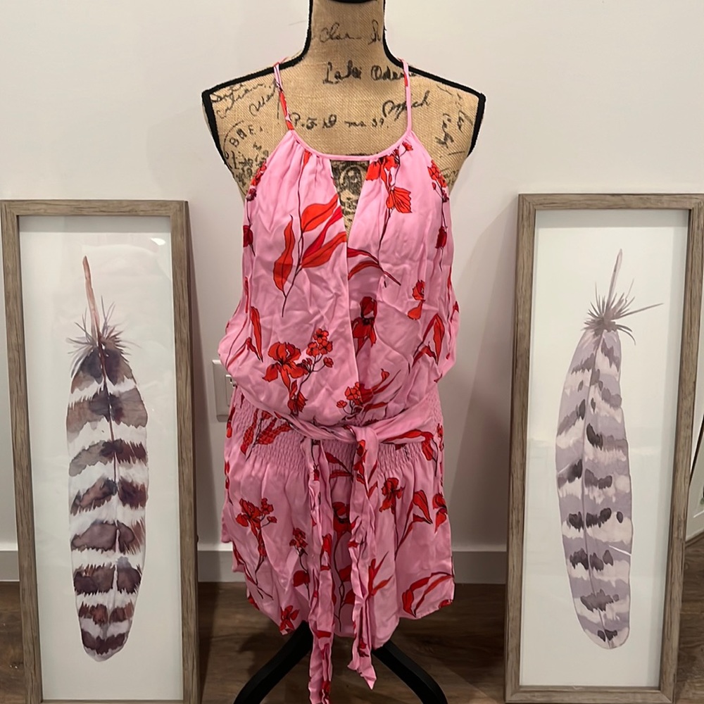 Silk pink Parker dress